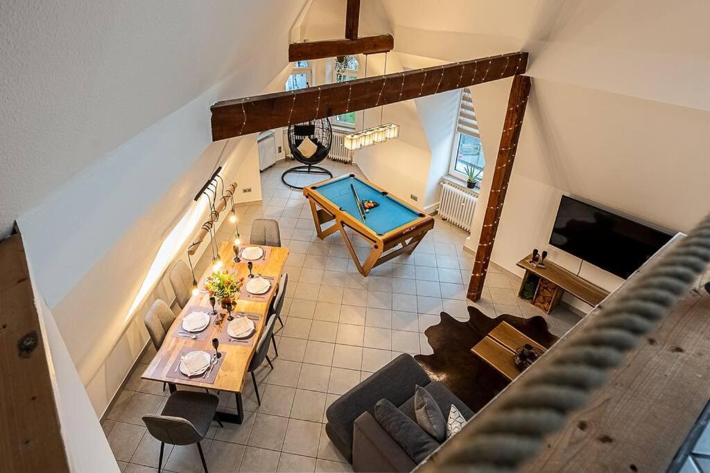 Apartamento Loft Mit Billard-Tisch Und Ps4 Wuppertal Exterior foto
